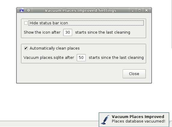 Vacuum Places Improved